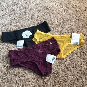 Three UO panties!